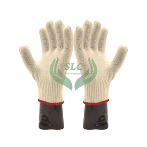 Cómodos guantes antideslizantes de seguridad de algodón para aplicaciones industriales de construcción en general - Product Image 2