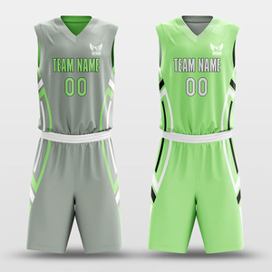 Uniforme de basket-ball réversible professionnel en gros, grande taille, respirant - Product Image 1