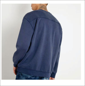 High Quality 100% Cotton Oversized <b>Men</b>’s Sweatshirt Custom Embroidered Logo Baggy Streetwear <b>Pullover</b> <b>Men</b>’s Sweatshirt - Product Image 6