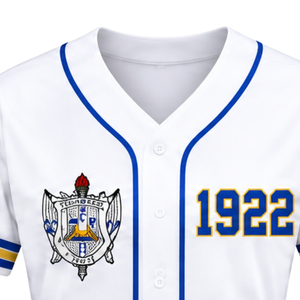 Maillot de baseball personnalisé pour femmes Sigma Gamma Rho, lettres grecques, manches courtes, boutons sur le devant, vêtements de sport, vente en gros - Product Image 3