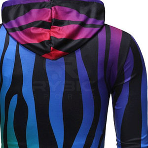 Sudadera con Capucha Sublimada para Hombre, Ropa Deportiva de Alto Rendimiento para Gimnasio, Fitness, Running y Entrenamiento, Secado Rápido, Venta al Por Mayor - Product Image 5
