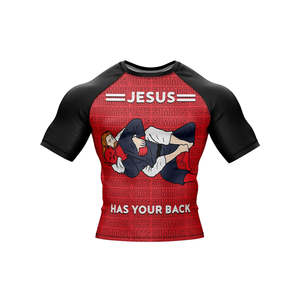 2026 Sublimation Printed Quick Dry Men Rash Guard in Custom Logo MMA Training Rash Guard NO GI Grappling Jiu Jitsu BJJ Rashguard - Product Image 3