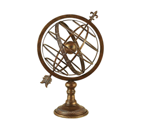 Globe céleste décoratif en laiton vintage de qualité supérieure, modèle astronomique pour table, maison, bureau et cadeaux - Product Image 2