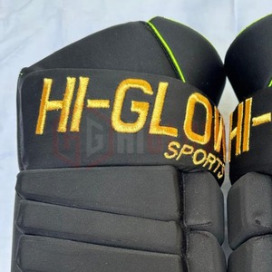 ถุงมือฮอกกี้น้ำแข็ง Hi-Glow Sports สีสันปรับแต่งได้ หนัง คาร์บอนไฟเบอร์ กันน้ำ ทนทาน อุปกรณ์ป้องกันสำหรับผู้ใหญ่ ปักโลโก้ - Product Image 3