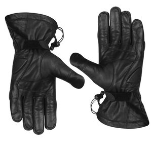 Guantes de Motocicleta de Cuero de Alta Calidad, Pantalla Táctil, Dedos Completos, Secado Rápido, Transpirables, Unisex, Cierre de Gancho y Bucle FITME - Product Image 6