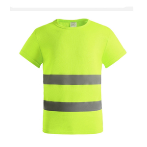 เสื้อยืดนิรภัยสำหรับทำงาน แถบสะท้อนแสงมองเห็นได้ชัดเจน ได้รับการรับรองมาตรฐาน CE/EU พิมพ์ลายสกรีน สวมใส่สบายตลอดวัน - Product Image 2