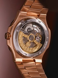 Montre mécanique automatique résistante à l'eau en acier inoxydable, mouvement SEIKO, 42,5 mm, analogique pour homme, Alexander Ferros 6012R/08, saphir - Product Image 3
