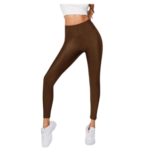 กางเกงโยคะเอวสูงสำหรับผู้หญิง เลกกิ้งออกกำลังกาย พรีเมียม ยืดหยุ่น สวมใส่สบาย ระบายอากาศได้ดี ไร้ตะเข็บ บราออกกำลังกาย - Product Image 5