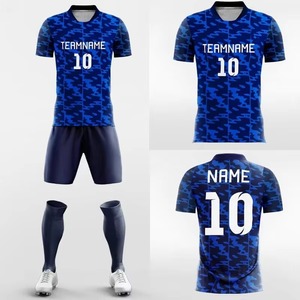 Conjuntos de Uniformes de Fútbol Transpirables para Adultos, Camisetas y Pantalones Cortos, Servicio OEM con Logotipo, Traje de Fútbol Deportivo Económico, Conjuntos de Uniformes de Fútbol - Product Image 6