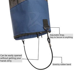 Bolsa de buceo multiusos de malla para uso diario, impermeable, de 30-40L, con correa ajustable y agarre cómodo - Product Image 4