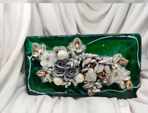 Embrague de marca famosa para mujer, sobre de mano, embragues de resina de noche, bolso acrílico, bolso de tirantes para mujer, bolso nupcial - Product Image 2