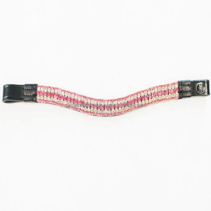 Cristales multicolores personalizados brillante diamante Bling cadena todas las formas de cuero genuino ceja de caballo banda para brida - Product Image 2