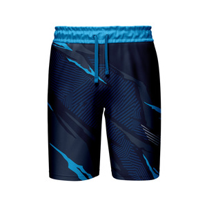 Pantalones Cortos de Baloncesto para Hombre, de Malla, con Bolsillo y Franja, Totalmente Sublimados, con Logotipo Bordado Personalizado OEM en la Entrepierna, Tendencia Actual - Product Image 1