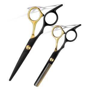 Tijeras de Peluquería Profesionales de Acero Inoxidable con Tensión Ajustable, Ligeras y con Agarre Cómodo para Cortar el Cabello - Product Image 5