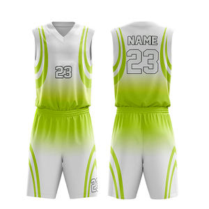 Custom Pink White Gradient Basketball Jersey Shorts Set Sleeveless V-Neck Sublimated Print Breathable Mesh Uniform Adult Unisex - Product Image 3
