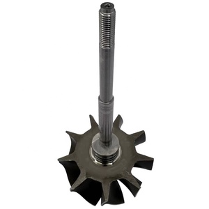 Rueda y Eje de Turbina para Turbocompresor TD06SL2, 54/61.5mm, 9 Aspas, Rodamiento de Bolas GMN, para Reparación o Reemplazo - Product Image 4