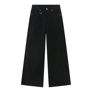 Premium Quality <b>Men</b>’s <b>Baggy</b> Denim <b>Trousers</b> Wide Leg Relaxed Fit Vintage Wash Streetwear Casual Jeans - Product Image 1