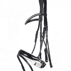 เฮดเดิ้ลหนังขี่ม้าสำหรับแข่งขี่ม้า - Product Image 1