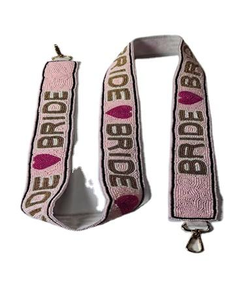 Correas de Bolso Ajustables de 2 Pulgadas Hechas a Mano con Cuentas Personalizadas, Correa de Bolso con Cuentas, Correa de Hombro con Cuentas - Product Image 1