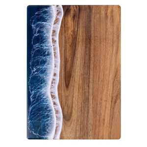 Tabla de Charcutería Plegable de Madera de Acacia Cuadrada, Duradera, Sostenible, Reutilizable, para Servir Queso, Fácil de Limpiar, No Tóxica - Product Image 4