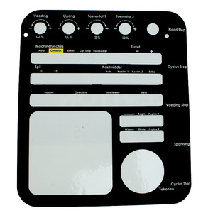 Autocollant graphique adhésif imperméable personnalisé pour panneaux de commande industriels avec taille et couleur sur mesure - Product Image 2