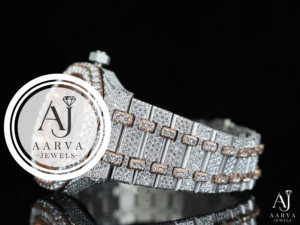 Reloj Mecánico con Incrustaciones de Diamantes, Reloj de Pulsera de Lujo, Bisel de Cristal, Brazalete de Acero Inoxidable de 20 mm, para Regalo y Fiesta - Product Image 4