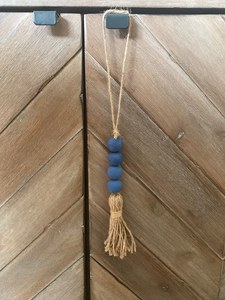 Colorful Glass Bead Hanging Garland for Boho Home Decor Handmade Wooden Bead Garland Hanging Wall Decoration - Product Image 6