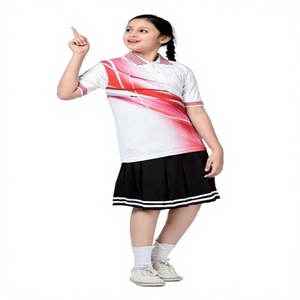 Ensemble d'uniformes sportifs internationaux pour filles, imprimé numérique, respirant, durable, TISSU INTELLIGENT 180g Polyester/Coton, tout-en-un - Product Image 1