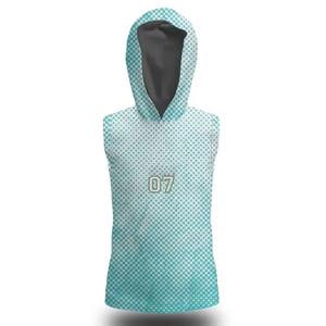 Ensemble maillot et short 7v7 à col en V, sublimation intégrale, séchage rapide, respirant, personnalisable avec nom et numéro, pour football américain - Product Image 3