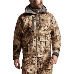 เสื้อแจ็คเก็ตพรางตัวสำหรับล่าสัตว์ แขนยาว ผ้า softshell กันน้ำ ระบายอากาศได้ดี ผลิตจากโพลีเอสเตอร์/ไนลอน เหมาะสำหรับใส่กลางแจ้งในฤดูหนาว - Product Image 3