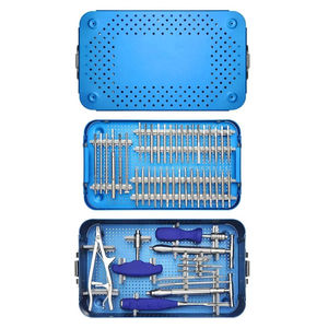 Juego de Instrumentos Manuales Profesionales para Cirugía Espinal Ortopédica, Herramientas Quirúrgicas de Acero Inoxidable de Grado Médico - Product Image 1