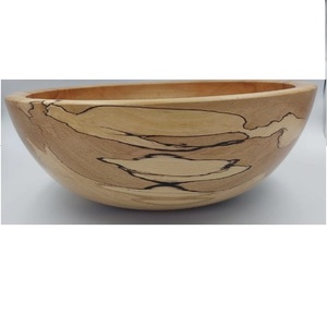 Tazón Redondo de Madera de Acacia de Gran Tamaño, Precio al por Mayor, Tazón de Madera para Frutas y Ensaladas, Tazón para Servir Hecho a Mano de Alta Calidad - Product Image 1