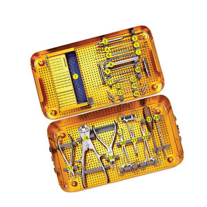 Ensemble d'instruments pour micro-plaques en acier inoxydable, manuels, de haute qualité, outils médicaux pour la chirurgie osseuse, certifiés ISO/CE - Product Image 5