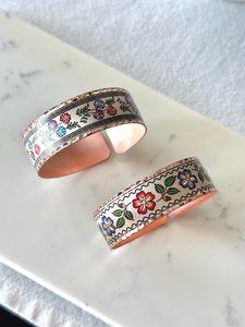 Brazalete de Cobre Premium NEHA ENTERPRISES, Hecho a Mano, Ajustable, Acabado Antiguo, Joyería de Diseño de Lujo, Regalo - Product Image 1