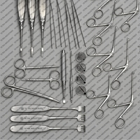 Meilleures ventes : Ensemble de 101 instruments manuels de tympanoplastie en acier inoxydable, instruments chirurgicaux micro-oto-ORL pour la chirurgie de l'oreille, certifiés CE