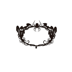 CIFbuy Decorazione Gotica da Parete con Pipistrello, Ragnatela e Fantasma per Halloween, per Interni ed Esterni, Feste, Casa, Soggiorno (TikTok per Temu) - Product Image 1