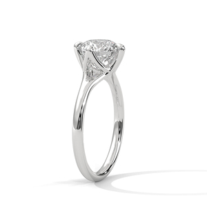 Classic Design Women Fashion Fine Rings 14k White Gold Lab Grown Diamond Ring GRA Certified Elegant Engagement Ring <b>For</b> <b>Her</b> - Product Image 2