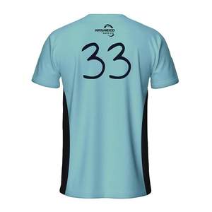 เสื้อยืดคอกลมแขนสั้นสีพื้นดีไซน์ใหม่สำหรับผู้ชาย คุณภาพดีเยี่ยม เสื้อยืดลายทางลำลองสำหรับผู้ชาย - Product Image 2