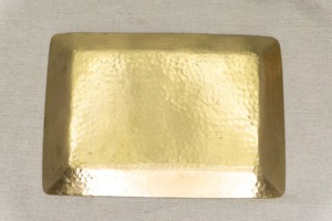Bandeja de Servicio Moderna de Latón de Lujo, Acabado Pulido, para Mesa de Centro, Bar, Bebidas, Regalos, Otomana, con Logotipo Personalizado, para Bodas - Product Image 3