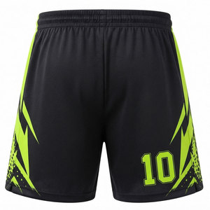 Pantalones Cortos de Fútbol Personalizados para Adultos, Transpirables, que Absorben la Humedad, 100% Poliéster, Ropa Deportiva Personalizada para Fútbol Masculino - Product Image 2