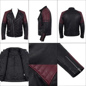 Chaqueta Safari para Hombre, Talla Grande, con Solapa Grande, Tejido de PU, Cierre de Cremallera, Casual, Impermeable, para Otoño, Servicio OEM - Product Image 3