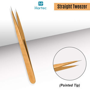 Multi Shape & Purpose Non-Slip Grip Extension Tweezers For Volume, Isolation & Classic Stainless Steel Eyelash Grafted Tweezers - Product Image 3