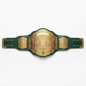 Custom <b>Wrestling</b> Award <b>Belt</b> Personalized Championship <b>Belt</b> Premium Metal Plates Leather Strap Engraved Sports Logo Name Design - Product Image 2