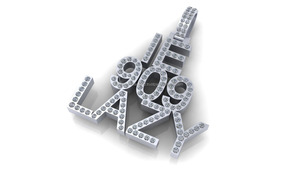 จี้เพชรทรงเหลี่ยมเจียระไนแบบพิเศษ ตัวอักษรหรือตัวเลขเงินแท้ 925  พร้อมสร้อยคอชื่อสั่งทำได้ - ไอเดียของขวัญสุดอินเทรนด์ - Product Image 6