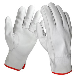 Guantes de Seguridad de Piel de Vacuno Anti-Quemaduras para Soldadura Eléctrica, Antideslizantes y Resistentes al Desgaste, para Edificios Industriales, Guantes para Conductores - Product Image 4