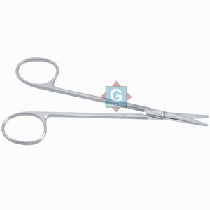 Tijeras para Estrabismo Knapp, Acero Inoxidable, Rectas, Instrumento Quirúrgico Oftálmico Manual, Certificación CE Clase I, Cirugía General - Product Image 3