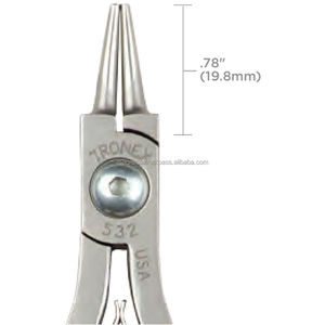Tronex 4.9” P532 Round Nose Pliers Short Tip High Quality Jewelry Making Tool Stainless Steel Customized DIY - Product Image 4