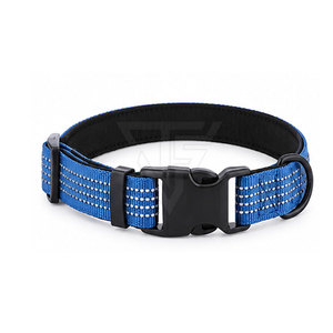 Ensemble collier et laisse pour chien avec sangle de cou réglable en néoprène solide, boucle sécurisée, anneau en D, coutures soignées pour chiens - Product Image 2