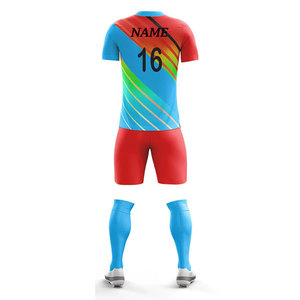 Design Your Own <b>Soccer</b> Wear Uniform Kits Men's Fully Sublimated Multi Color Practice Wear Rugby Uniform Kits For Summer Wear - Product Image 5