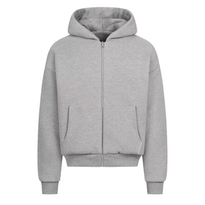 Conjunto de Sudadera Unisex Infield Gear de Color Liso con Cremallera de un Cuarto, Manga Larga, Estilo Casual Urbano, Chándal de Ajuste Holgado con Bolsillos Laterales - Product Image 5